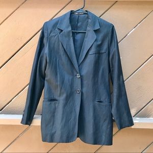 SALE Vintage Linen Blend Blazer Marks & Spencer